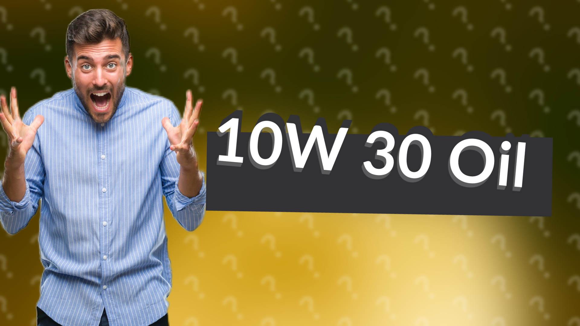 10W 30 Oil