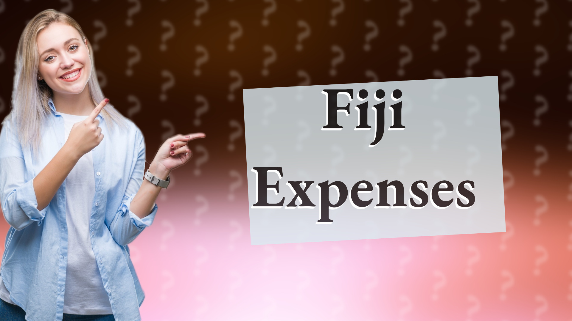 Fiji Expenses