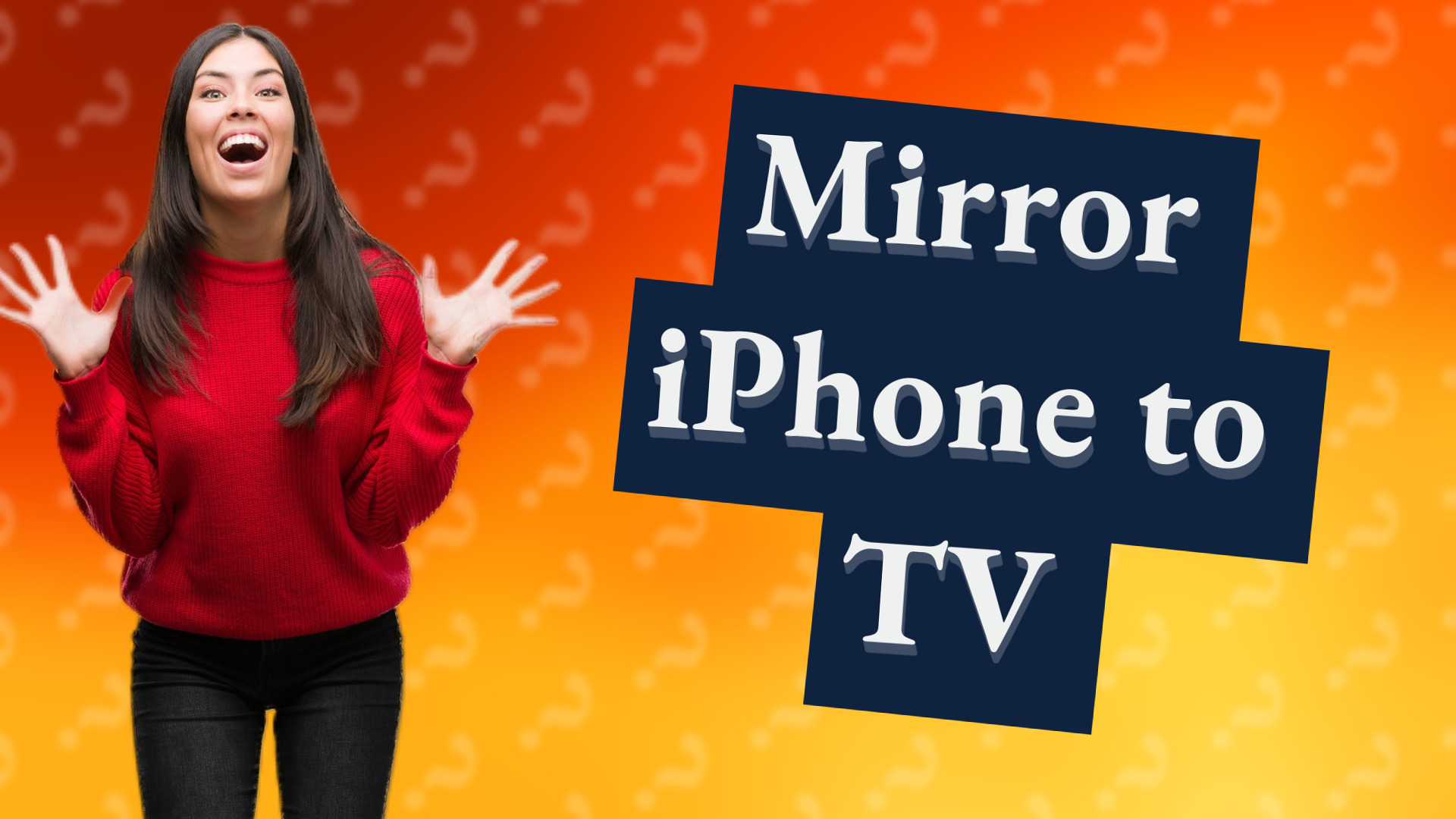 Mirror iPhone to TV