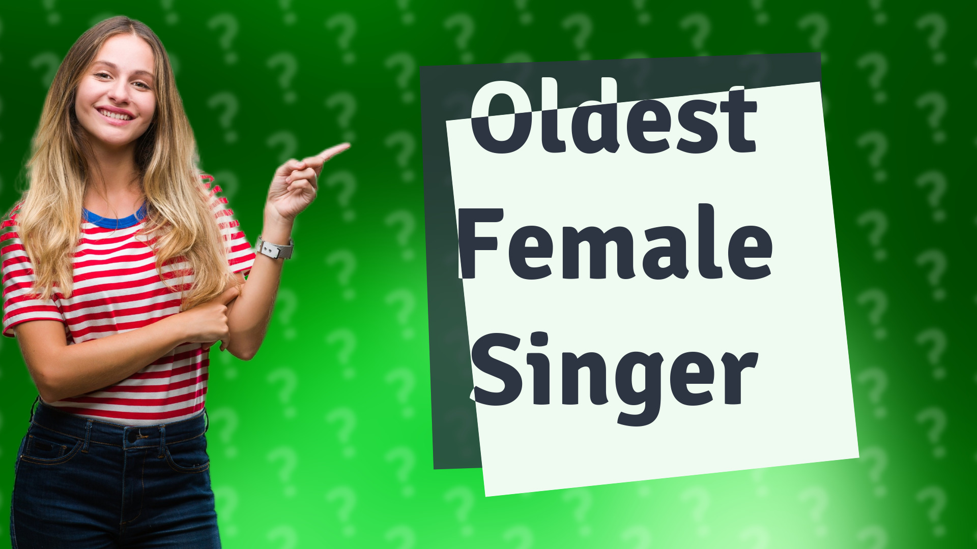 Oldest Female Singer