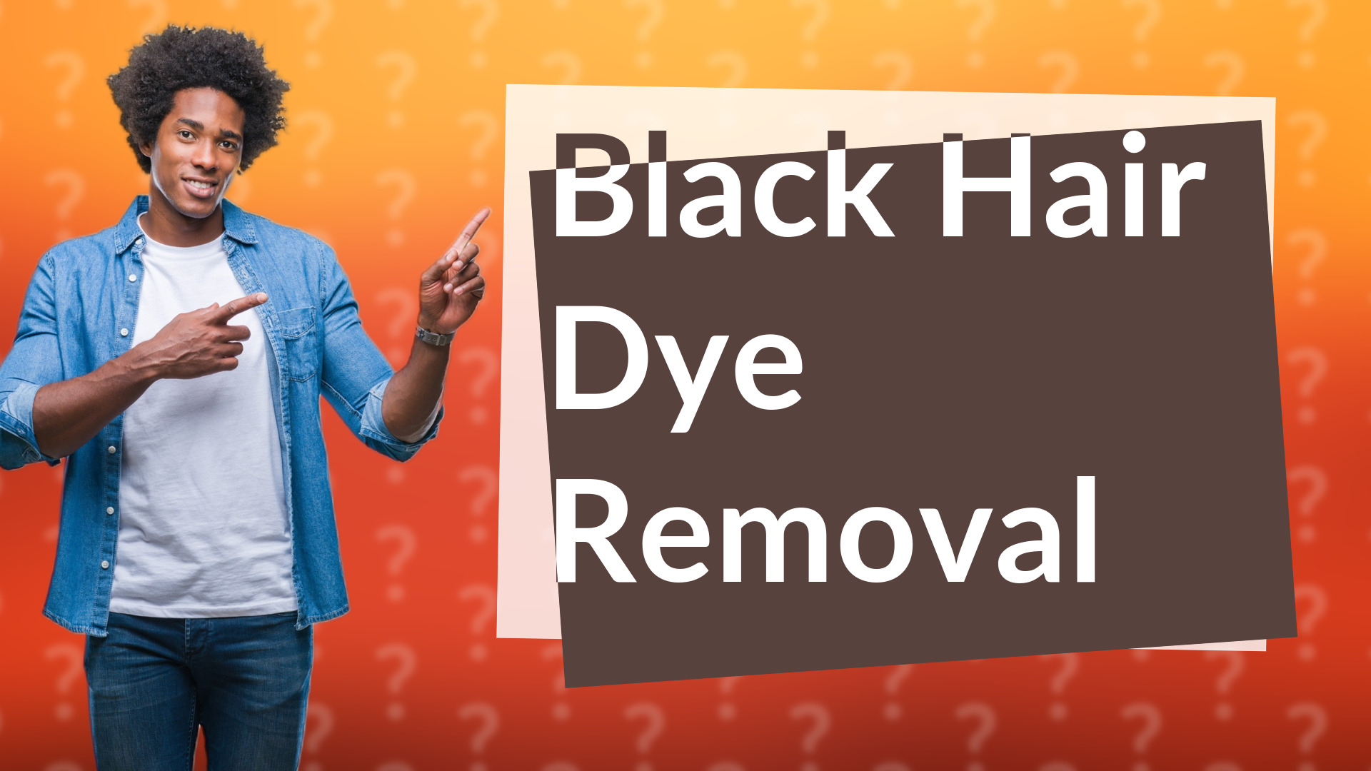 Black Hair Dye Removal