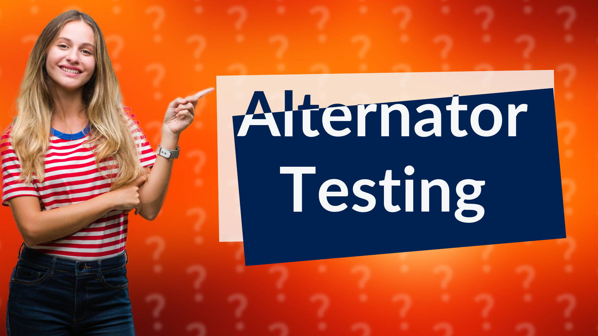 Alternator Testing
