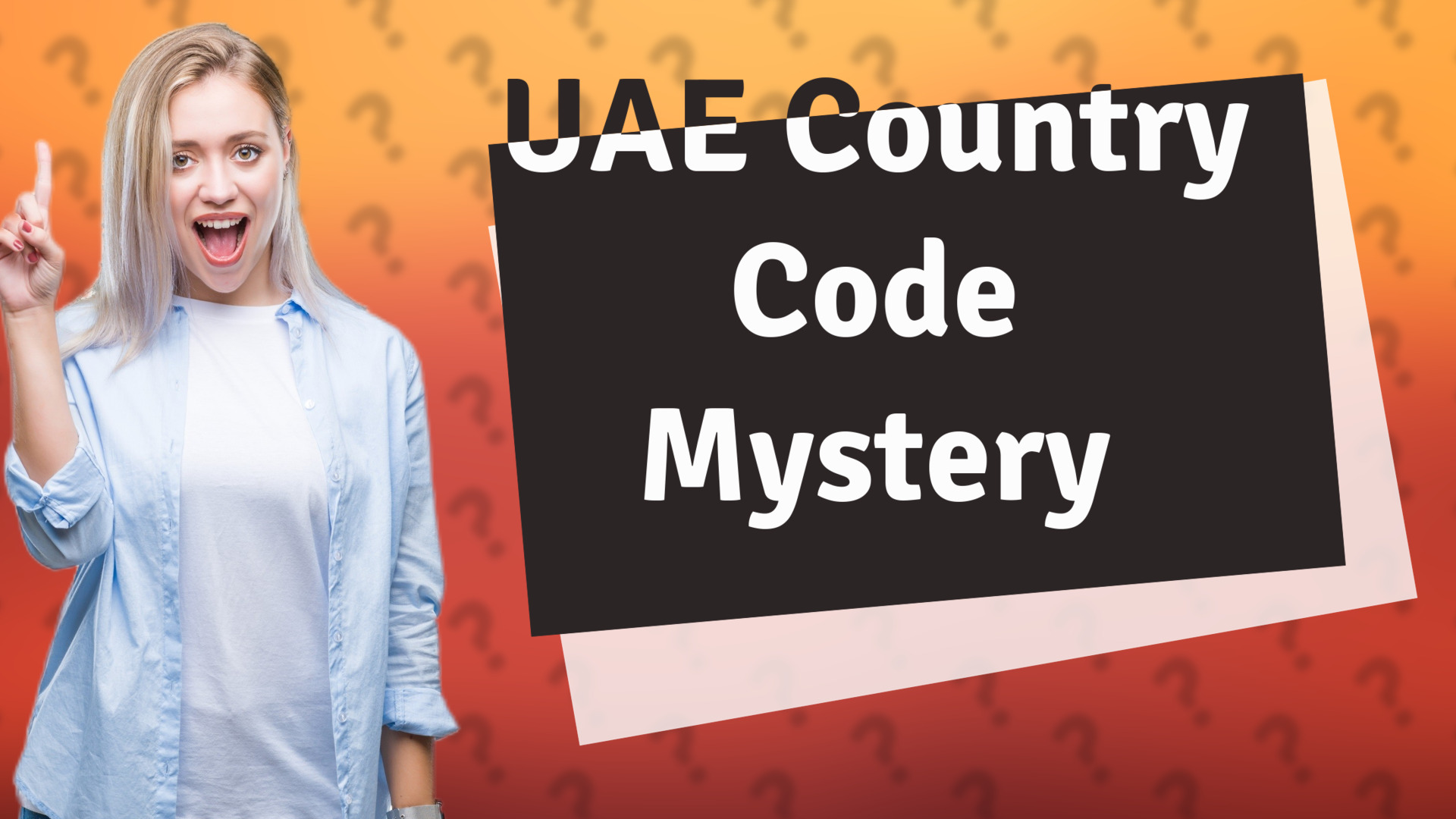 UAE Country Code Mystery