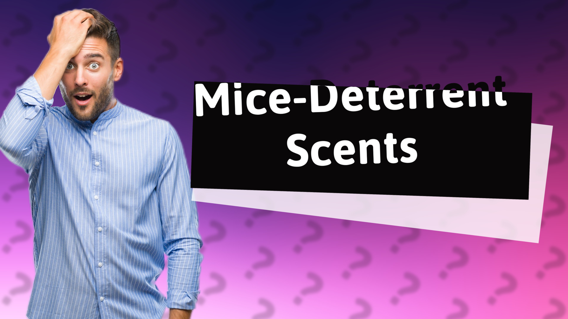 Mice-Deterrent Scents