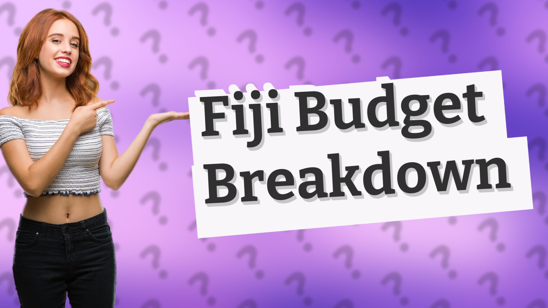 Fiji Budget Breakdown