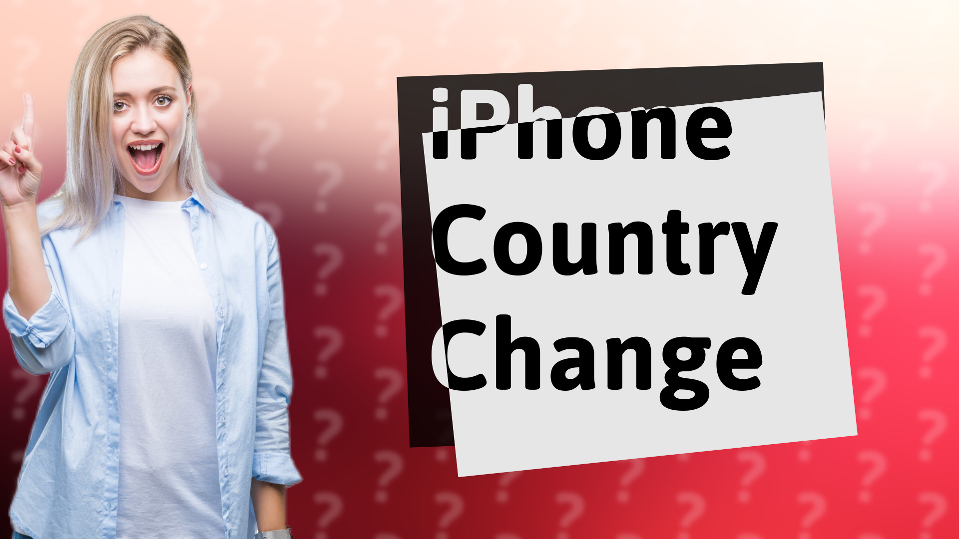 iPhone Country Change