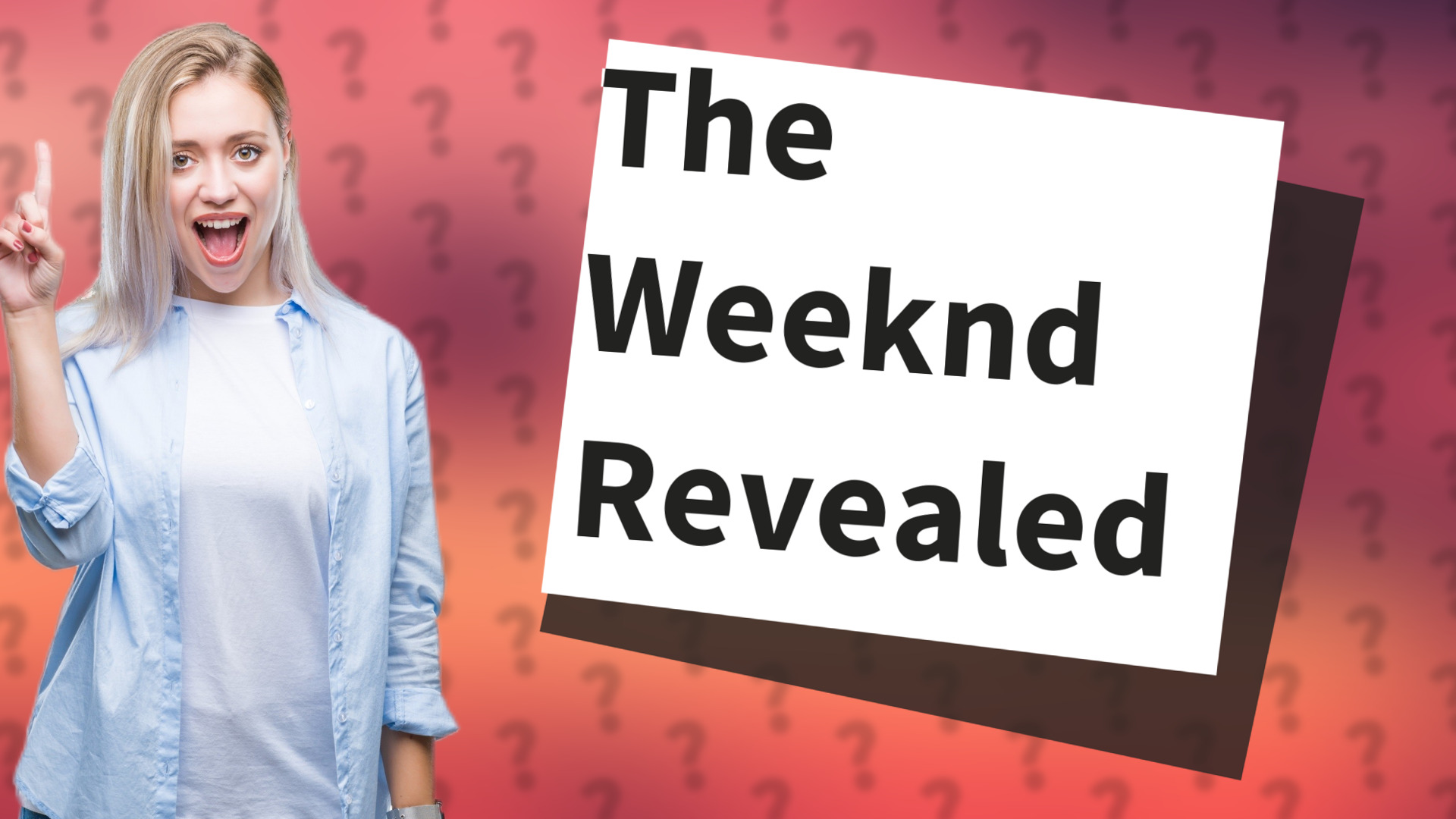 The Weeknd Revealed