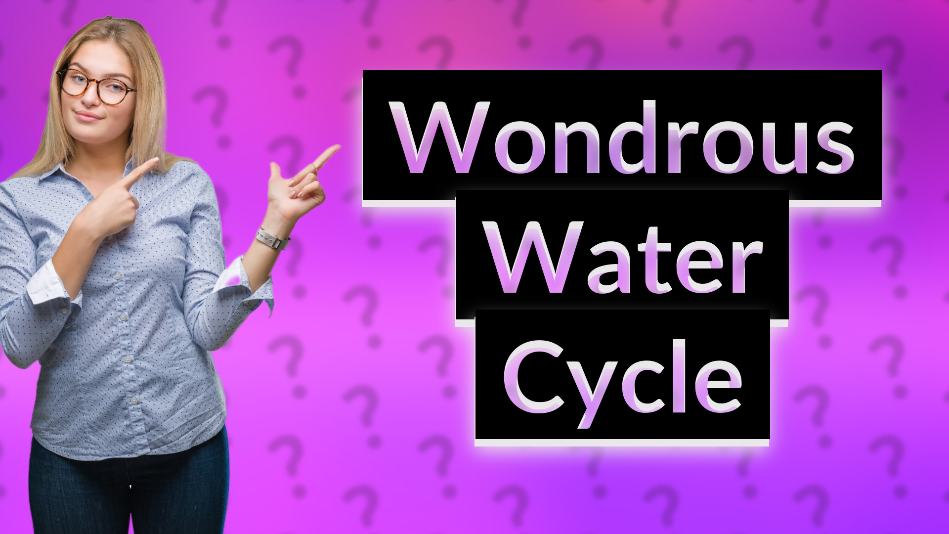 Wondrous Water Cycle
