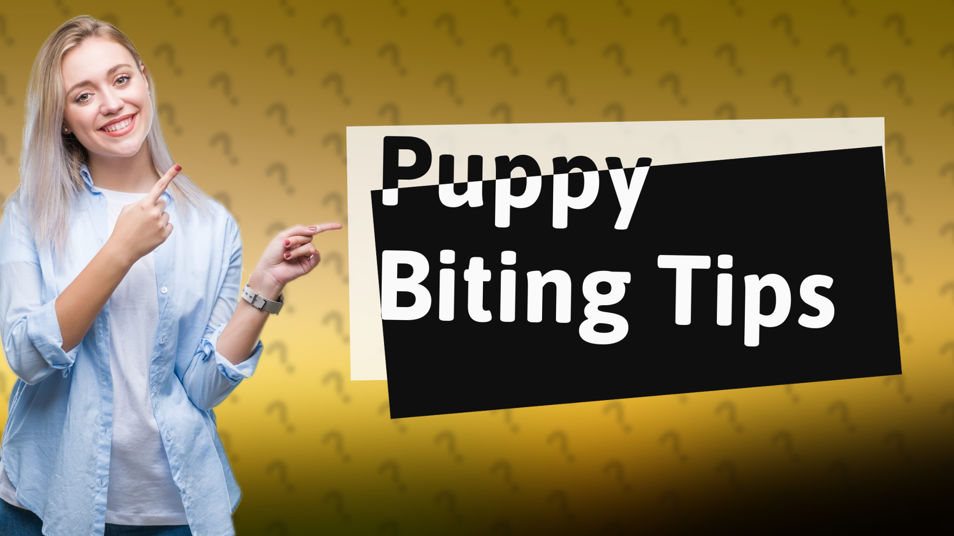 Puppy Biting Tips
