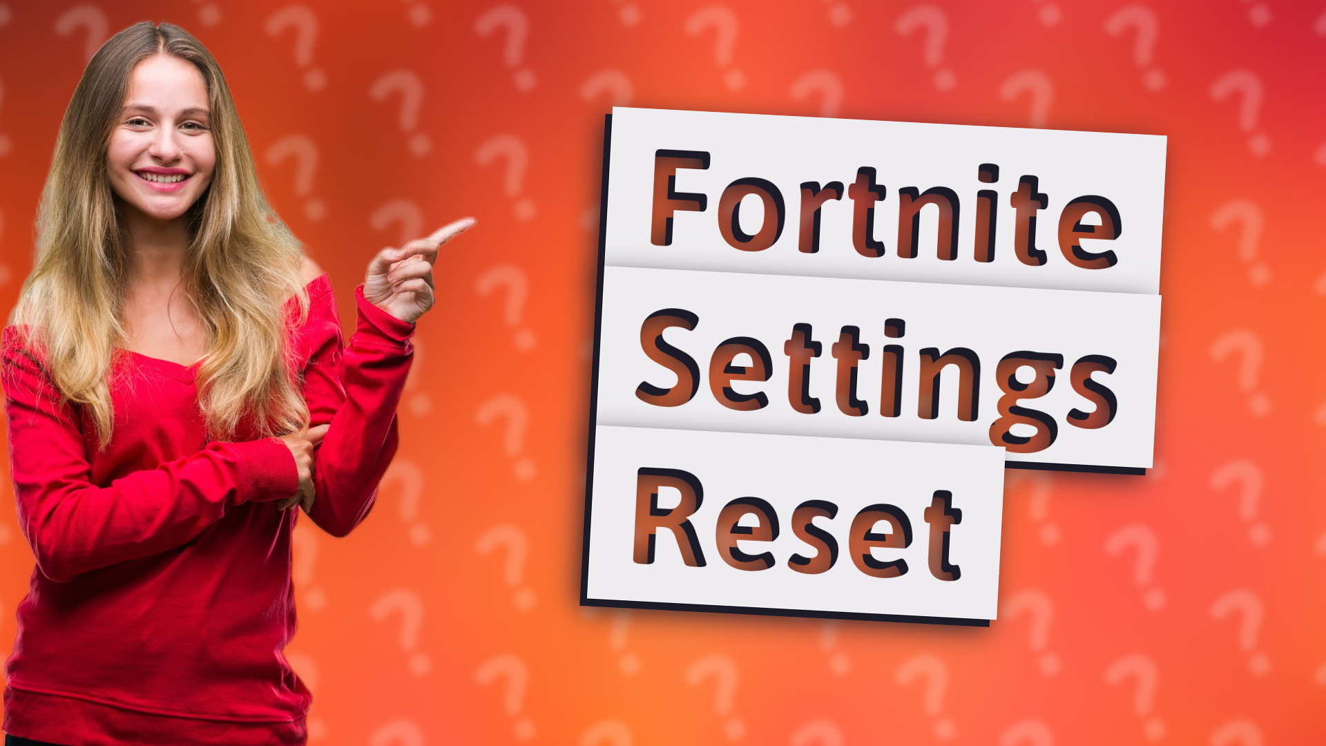 Fortnite Settings Reset