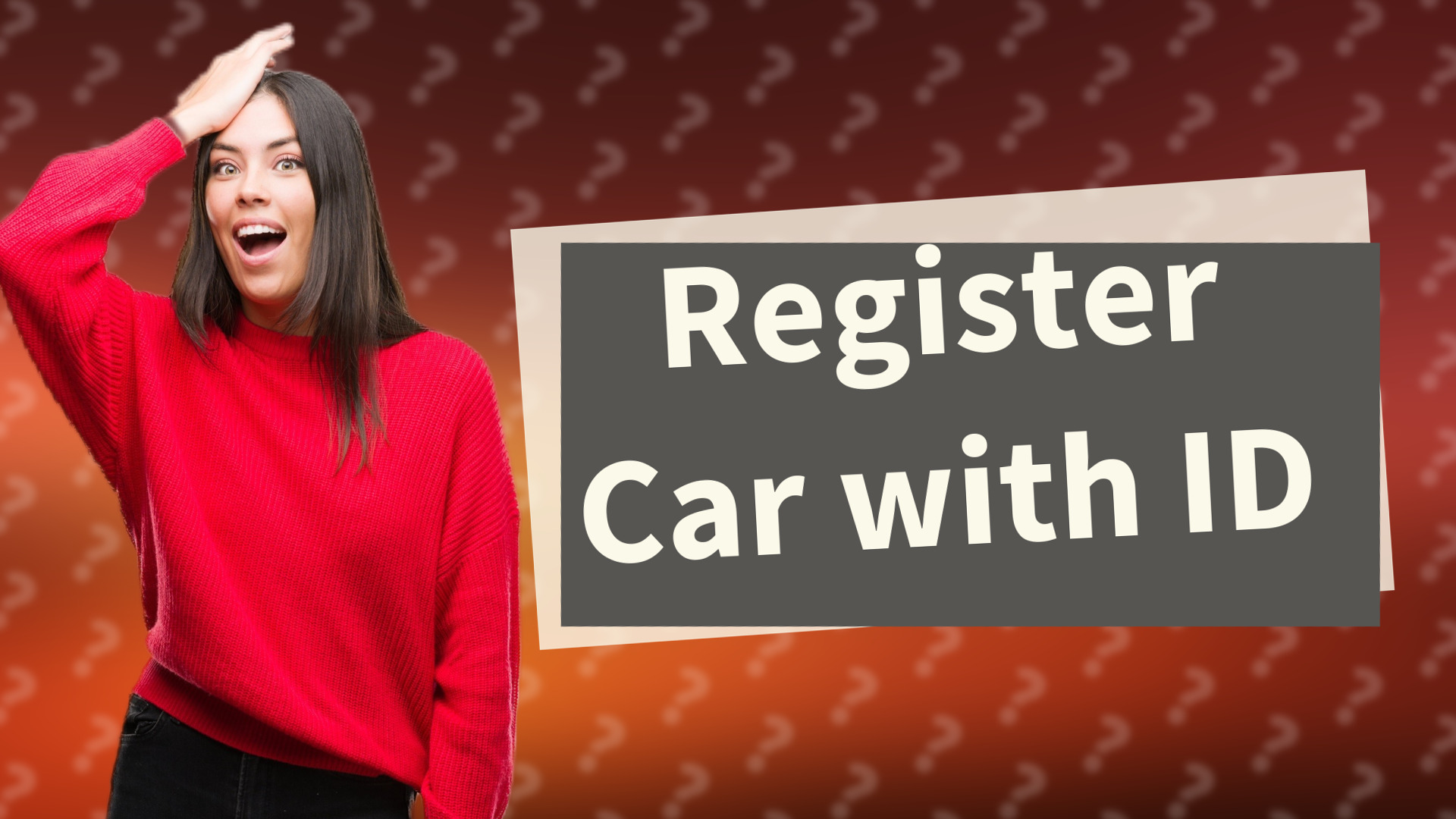 Register Car with ID