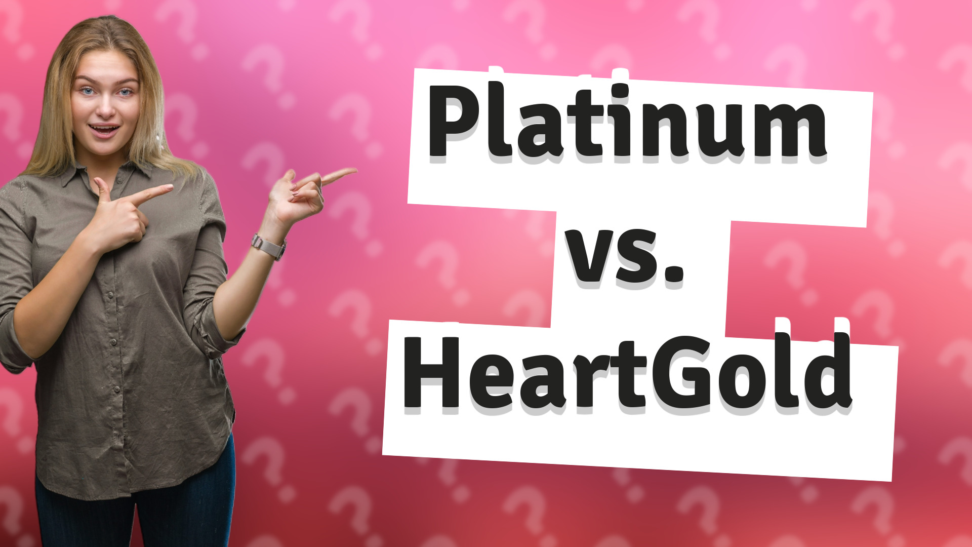 Platinum vs. HeartGold