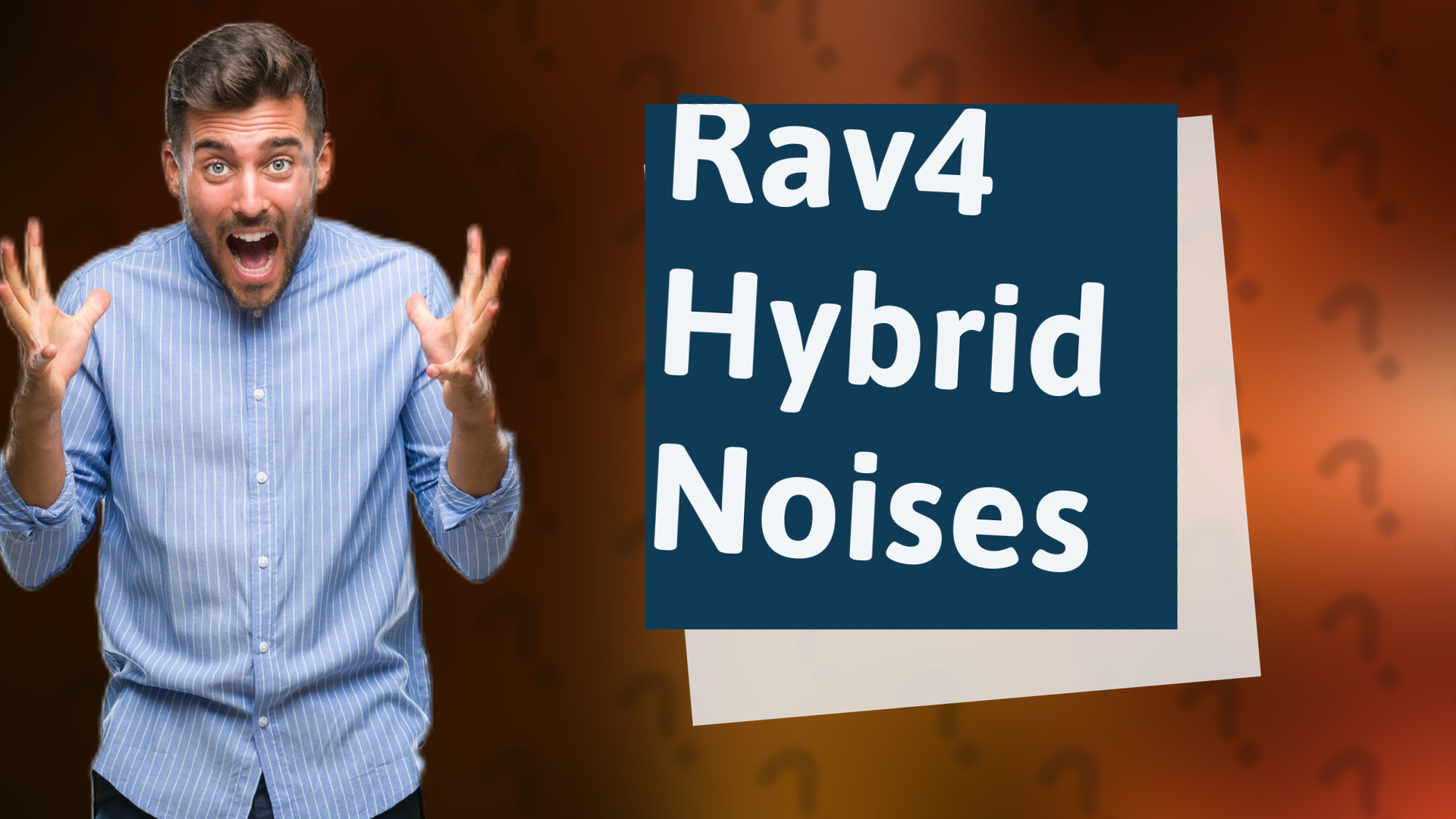 Rav4 Hybrid Noises