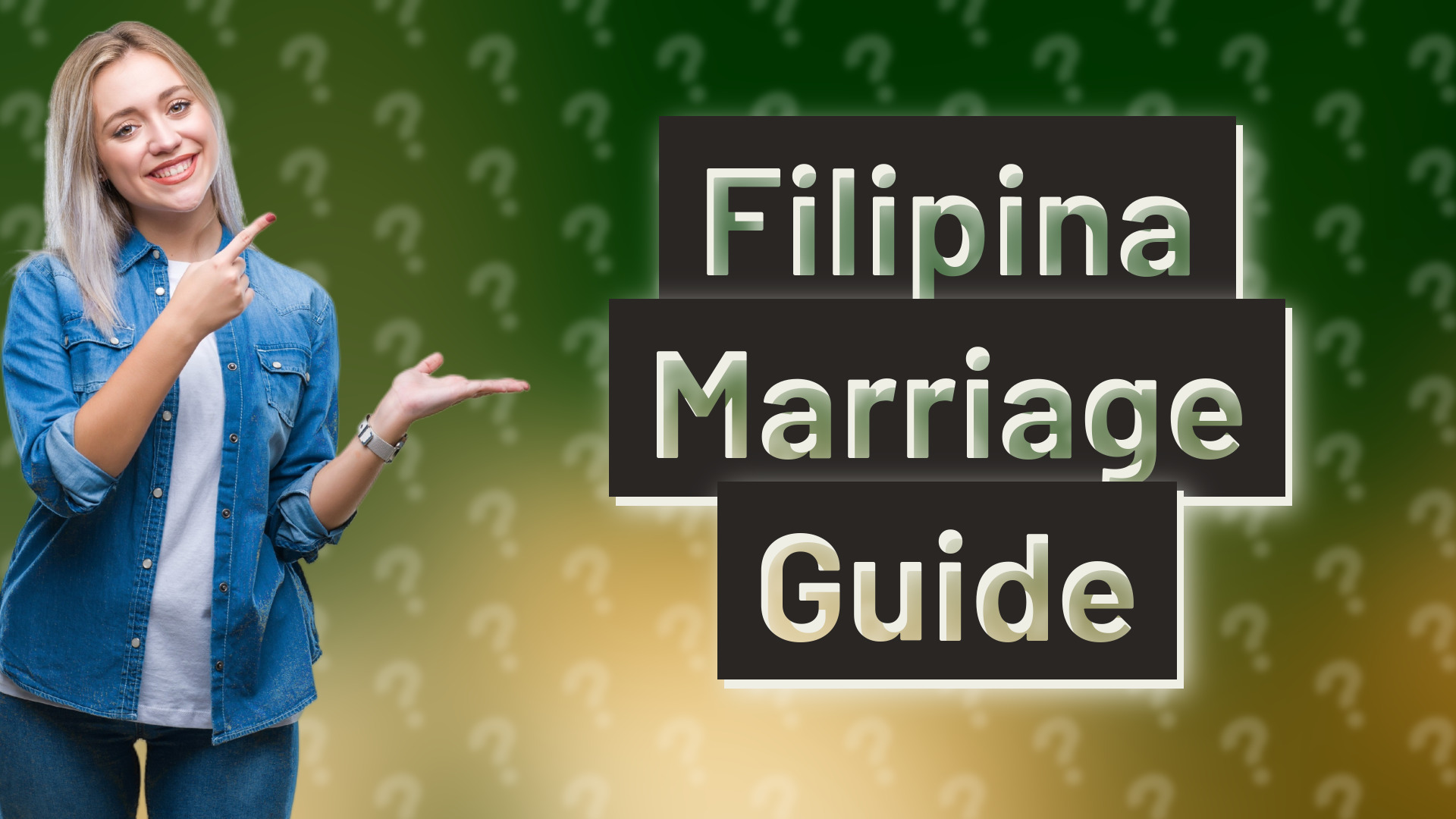 Filipina Marriage Guide