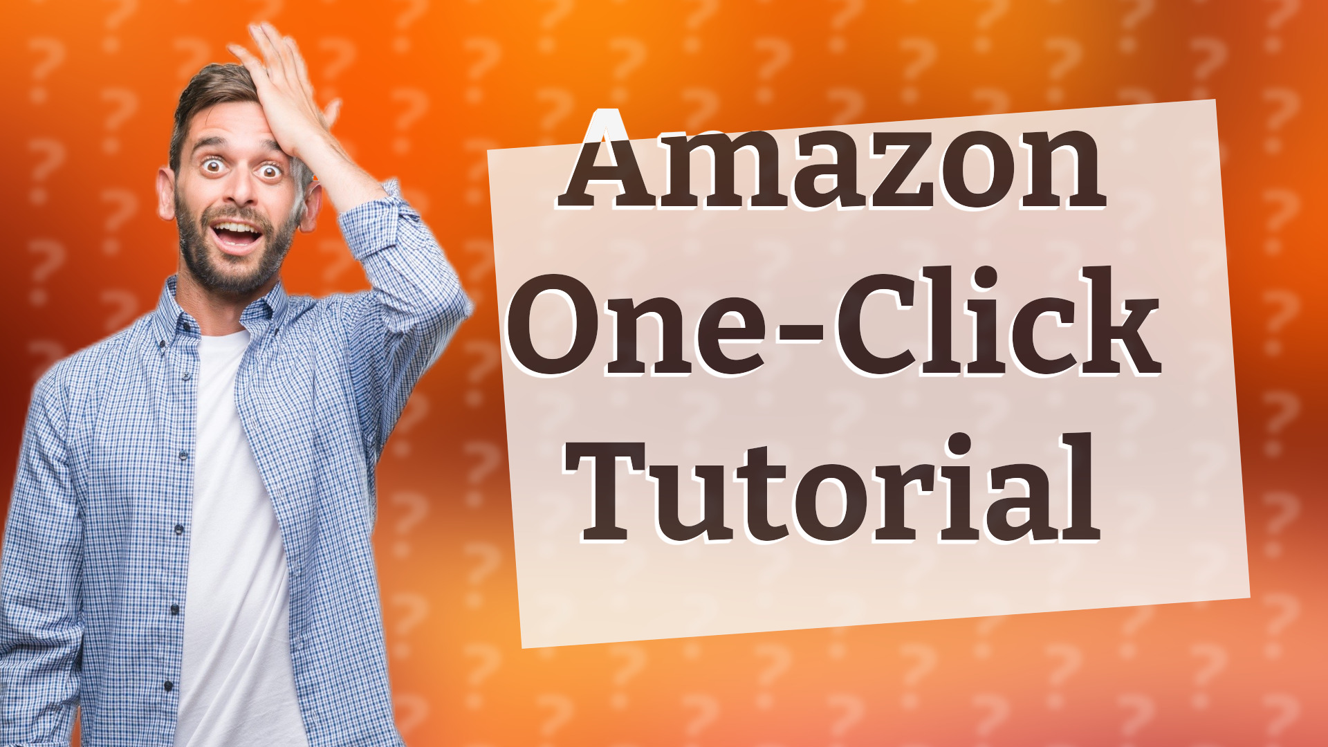 Amazon One-Click Tutorial