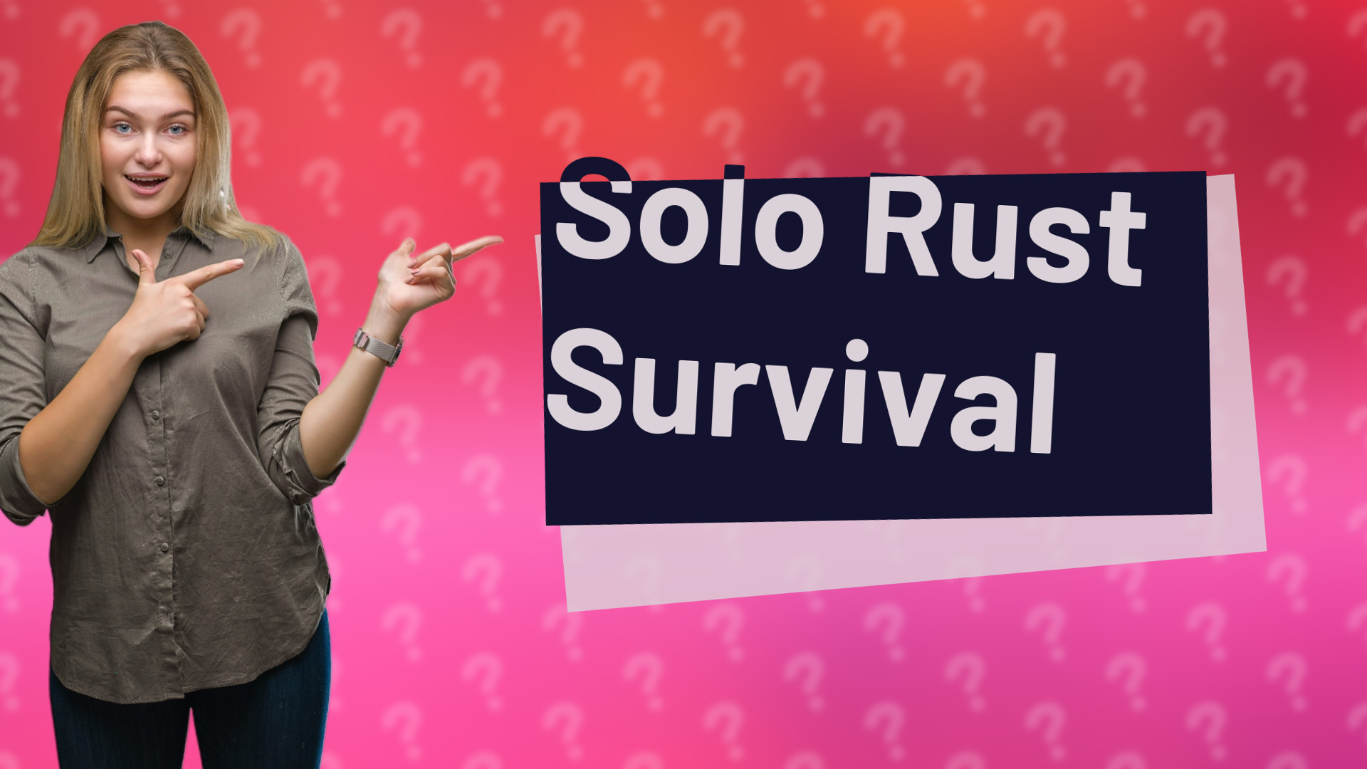 Solo Rust Survival
