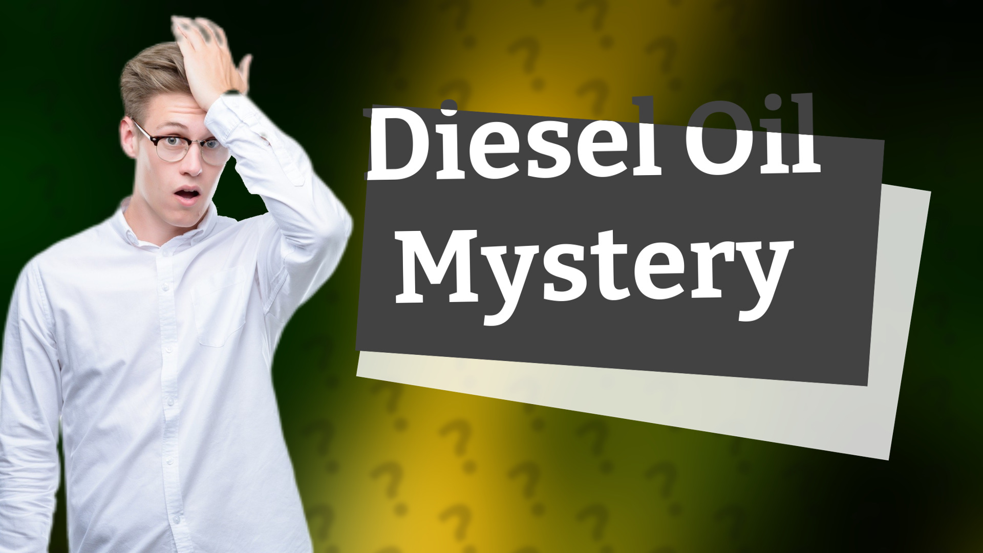 Diesel Oil Mystery