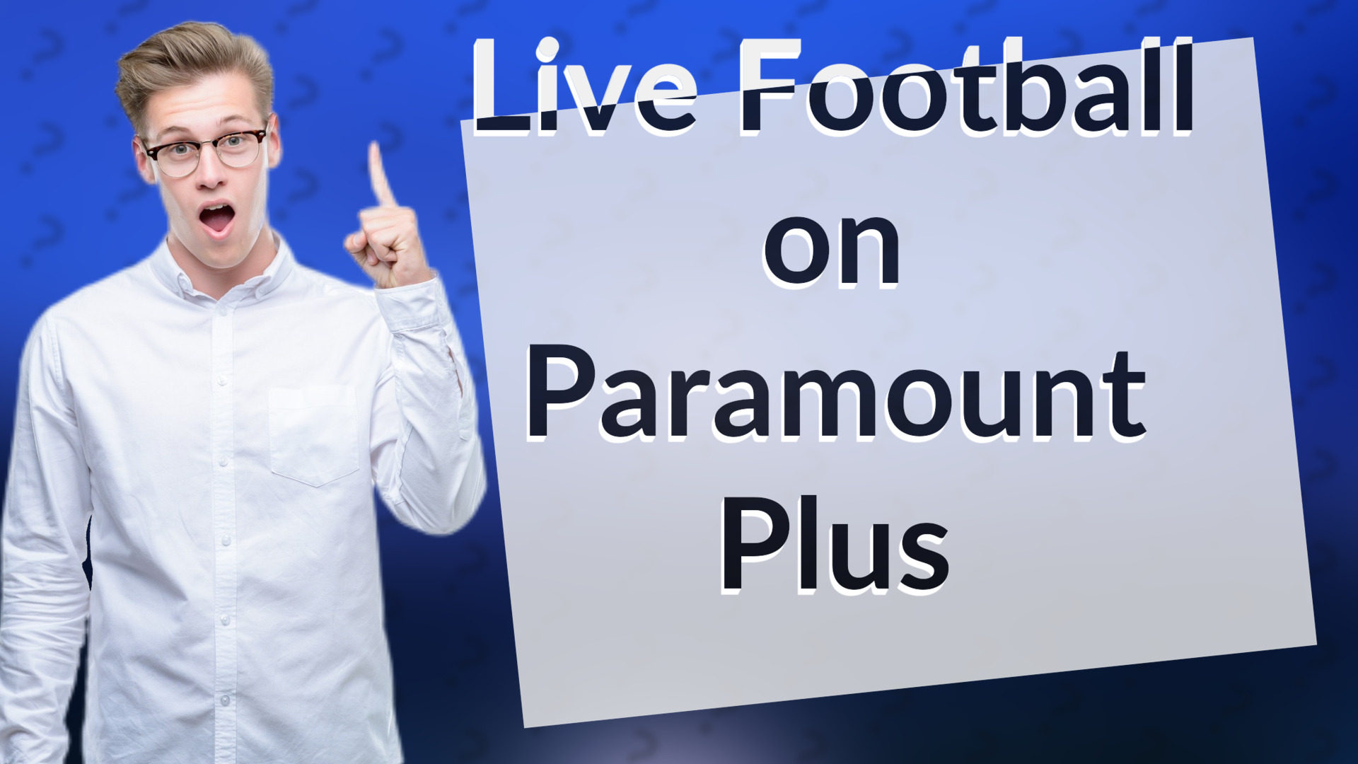 Live Football on Paramount Plus