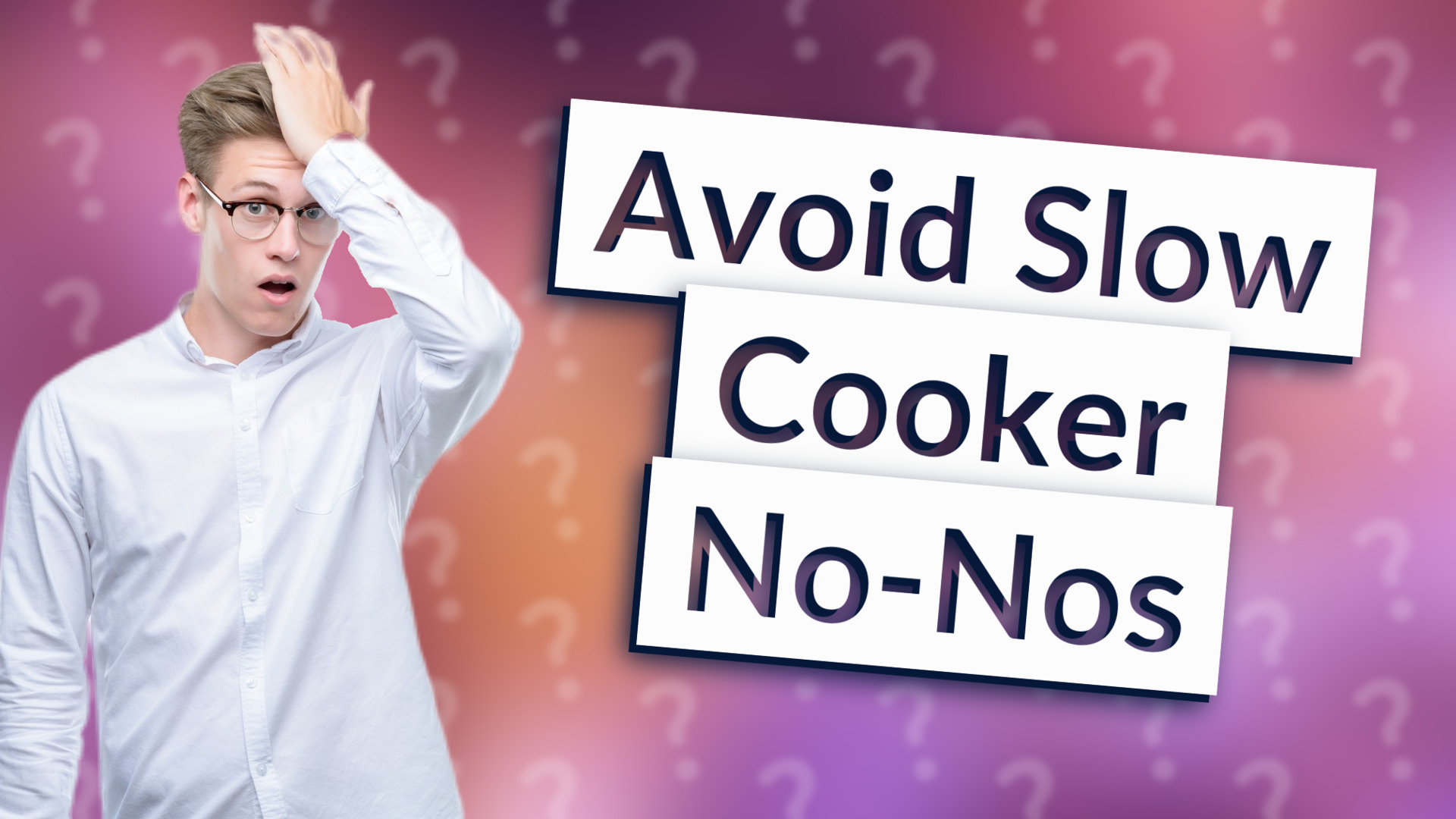 Avoid Slow Cooker No-Nos