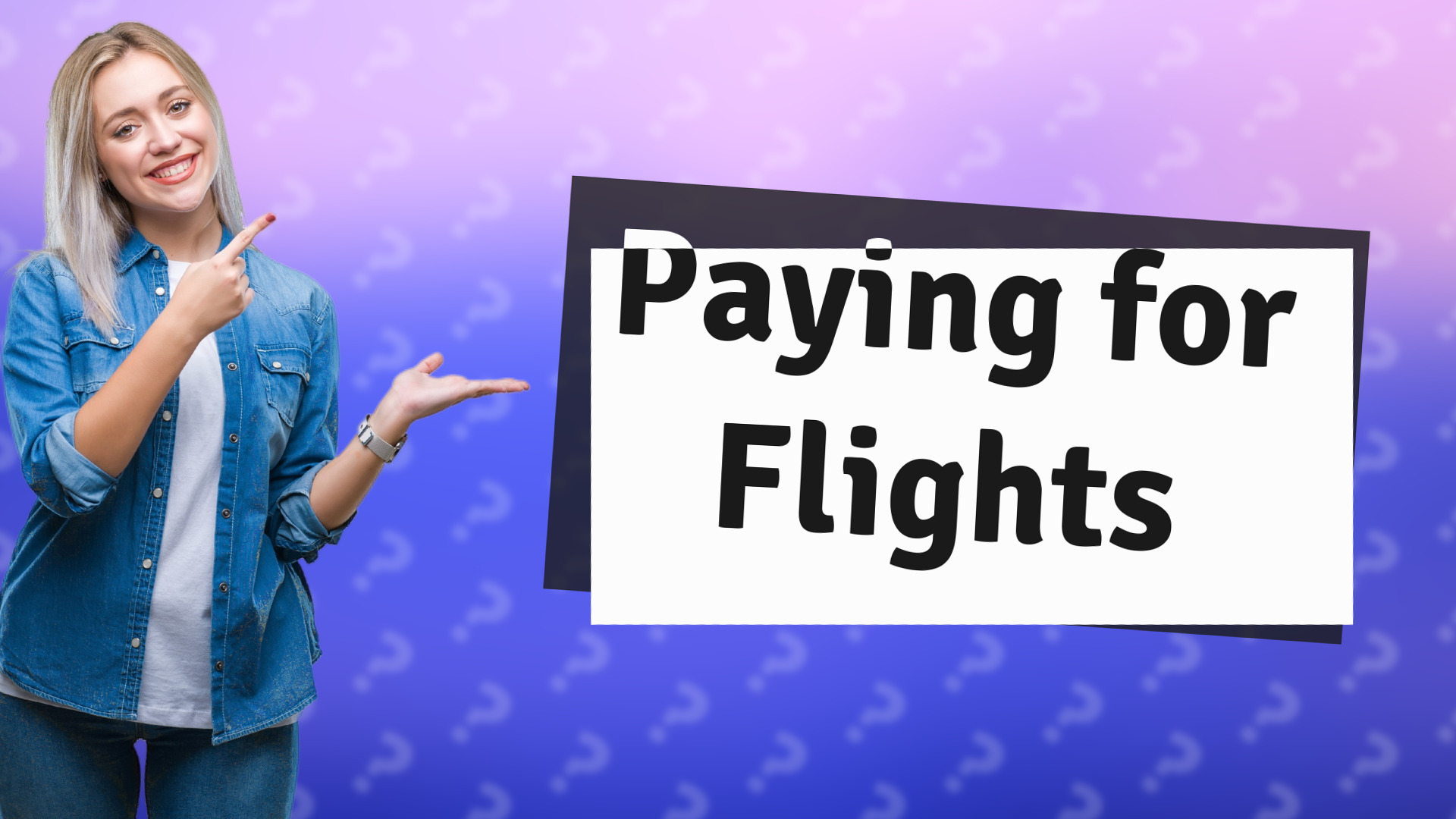 Paying for Flights