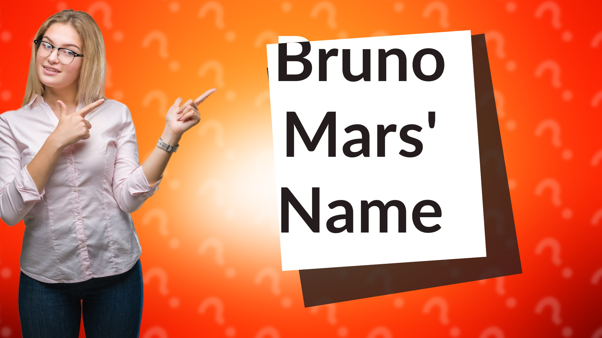 Bruno Mars' Name