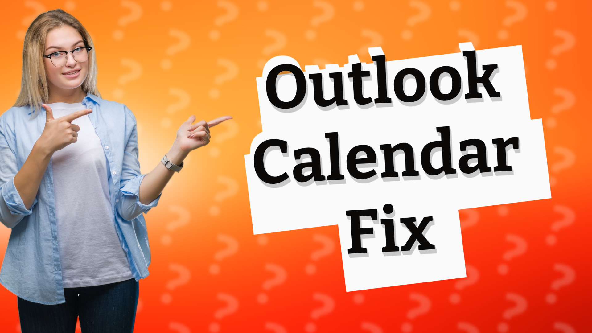 Outlook Calendar Fix