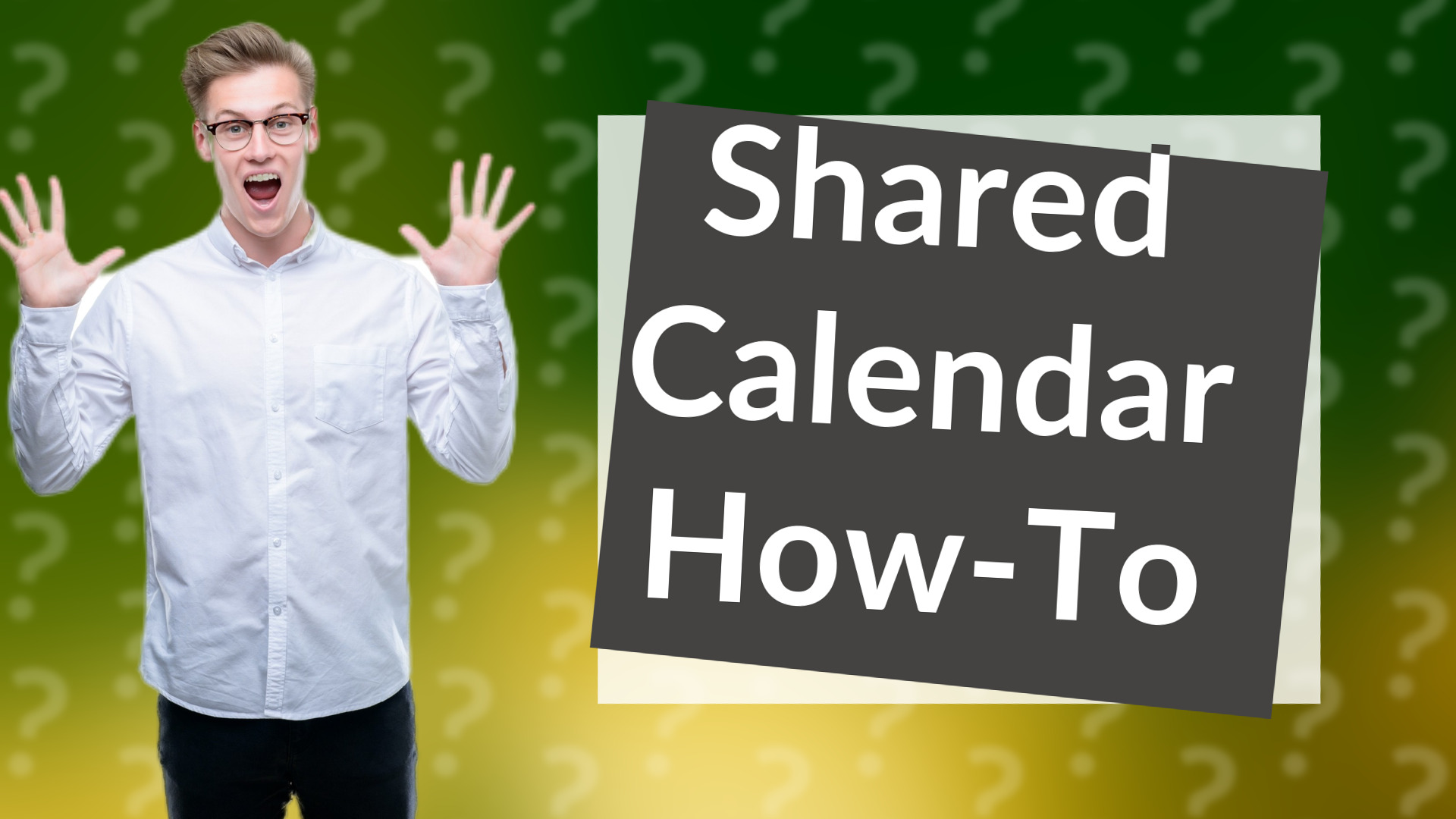 Shared Calendar How-To