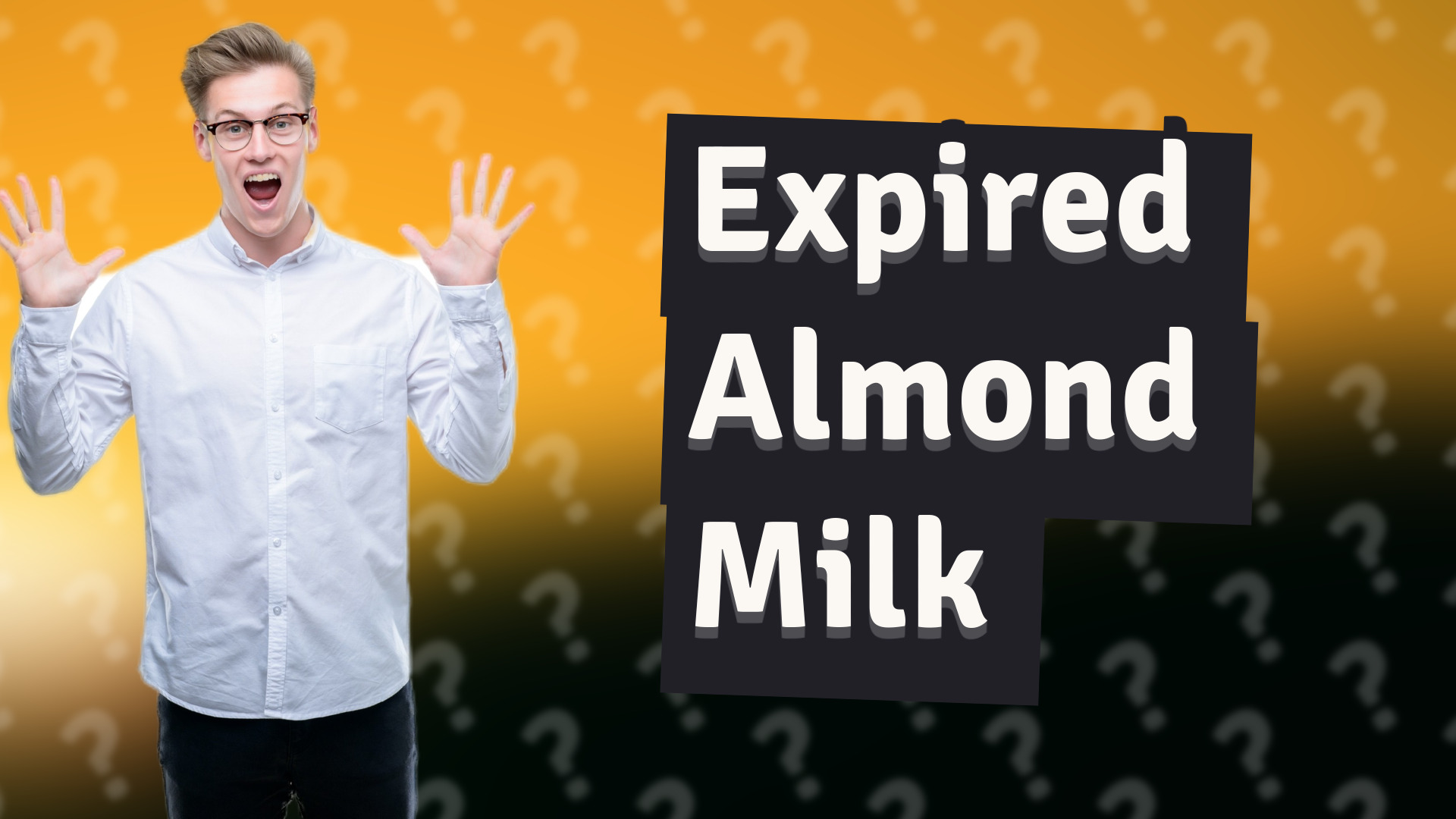 Expired Almond Milk