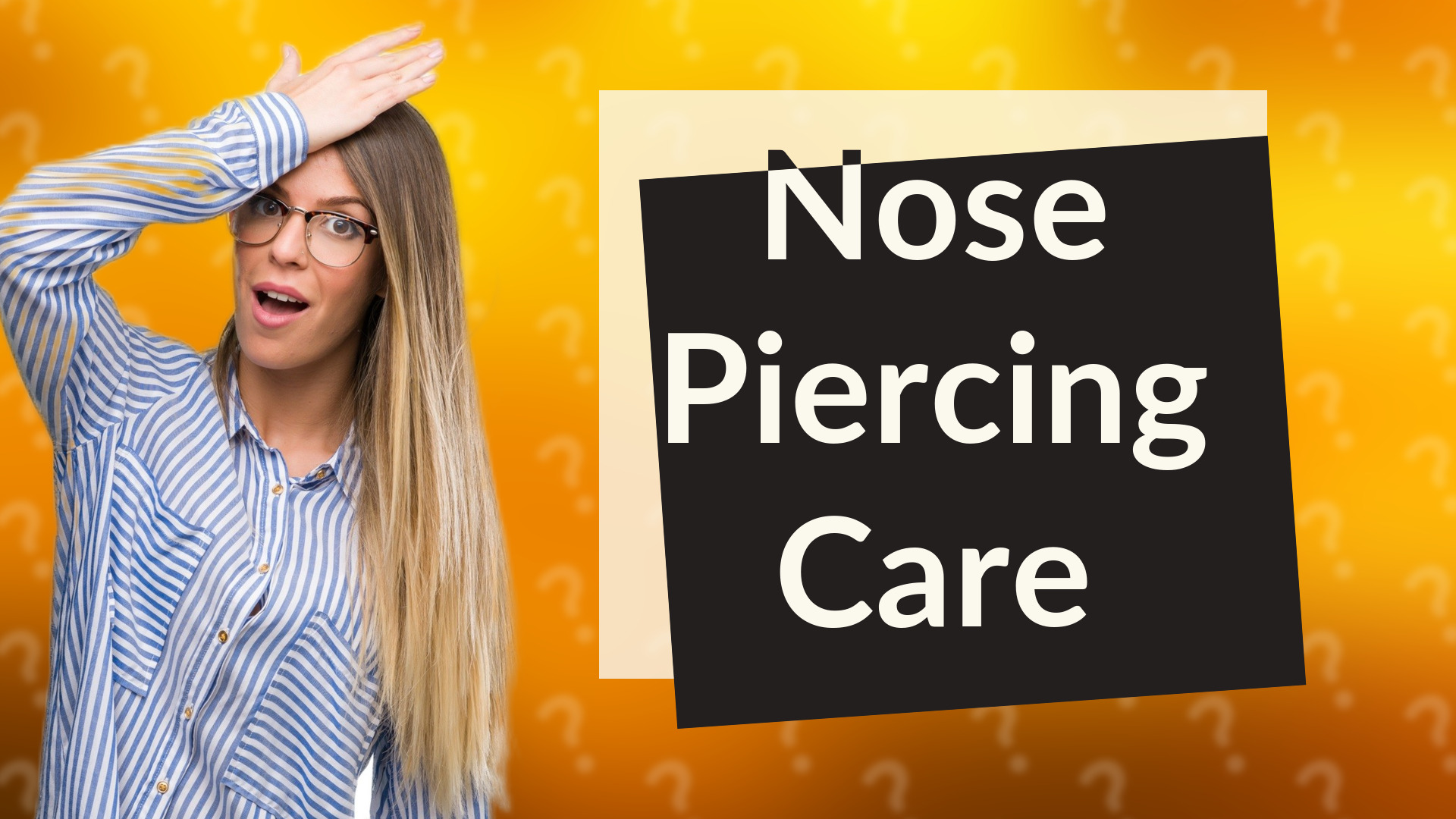 Nose Piercing Care