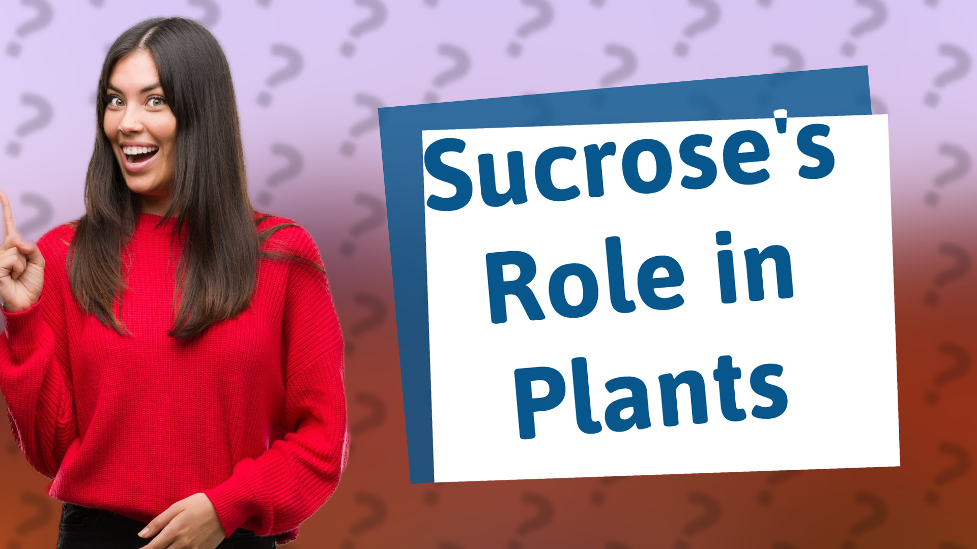 Sucrose's Role in Plants