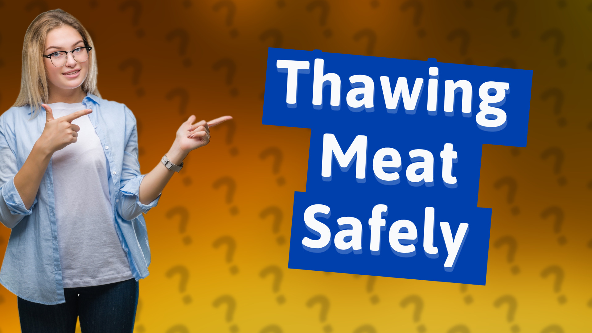 Thawing Meat Safely