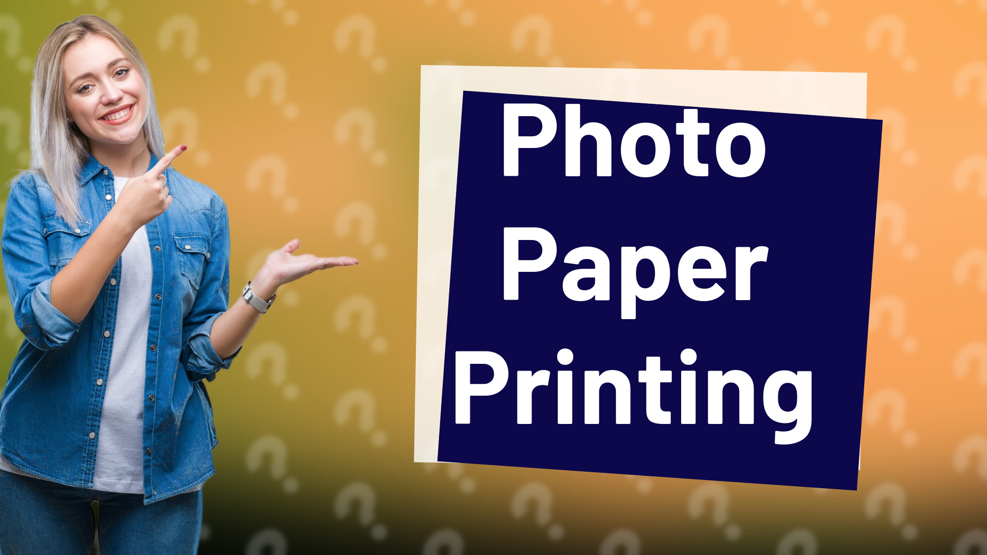 Photo Paper Printing