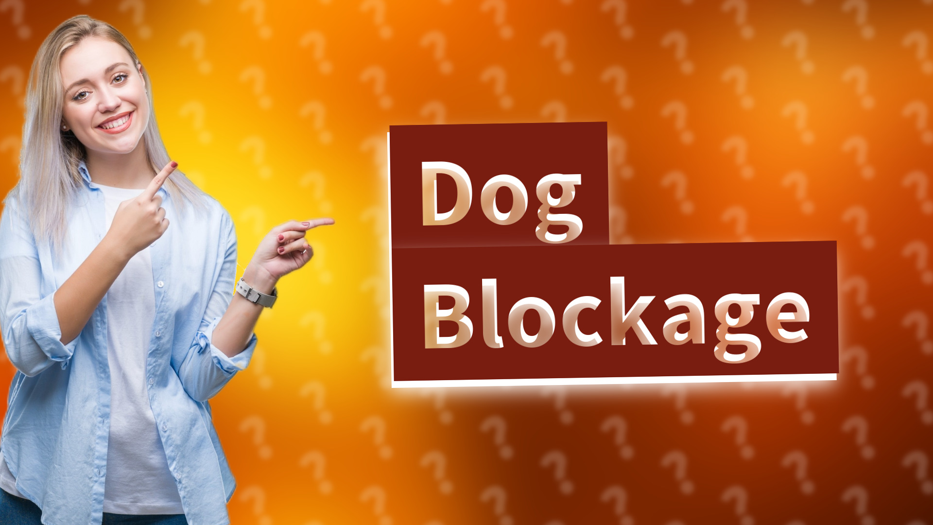 Dog Blockage