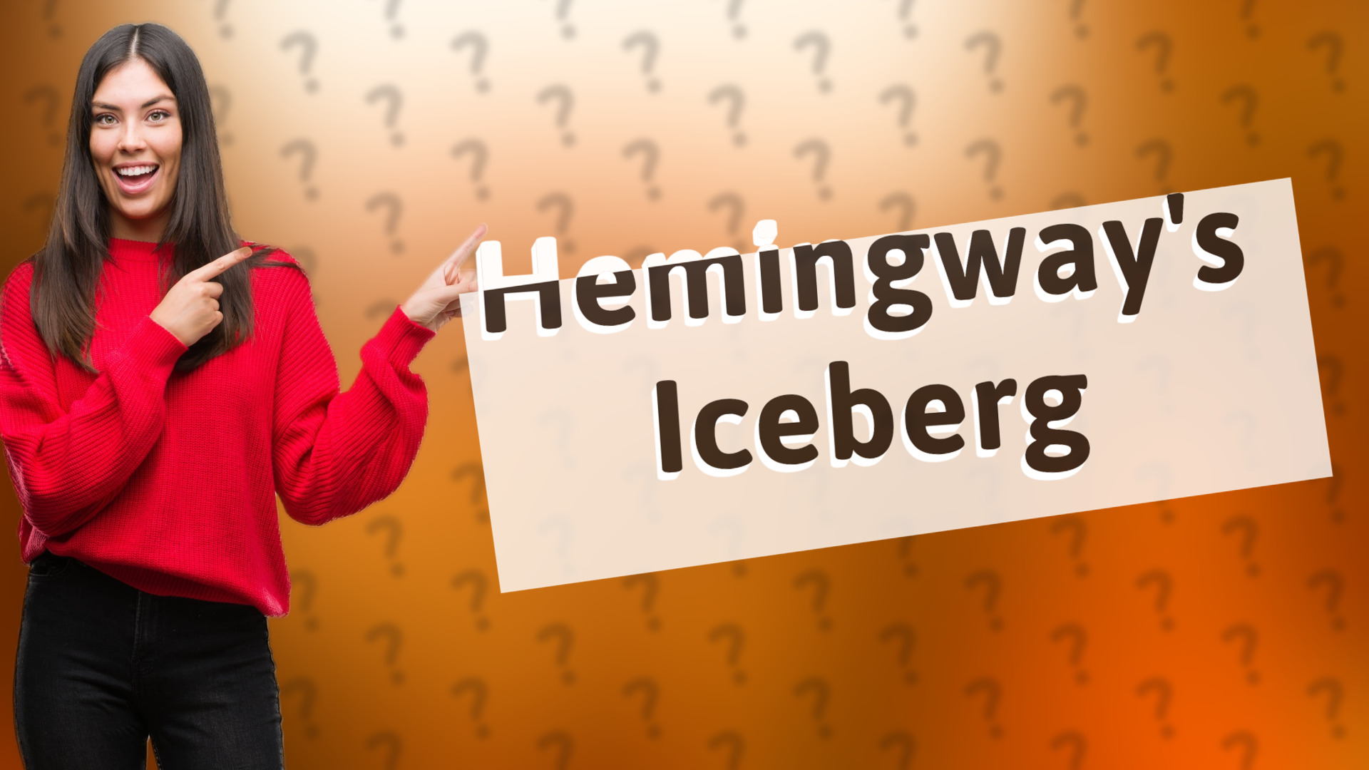 Hemingway's Iceberg