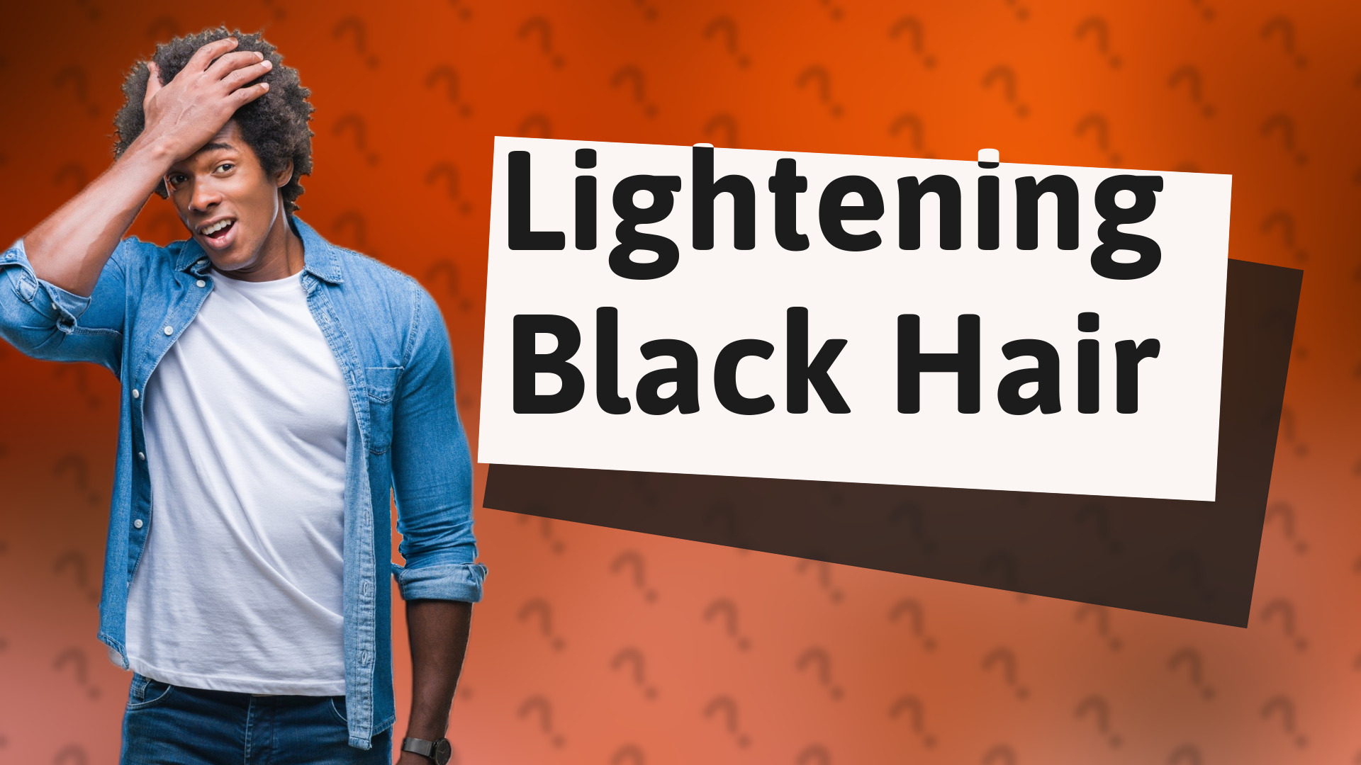 Lightening Black Hair