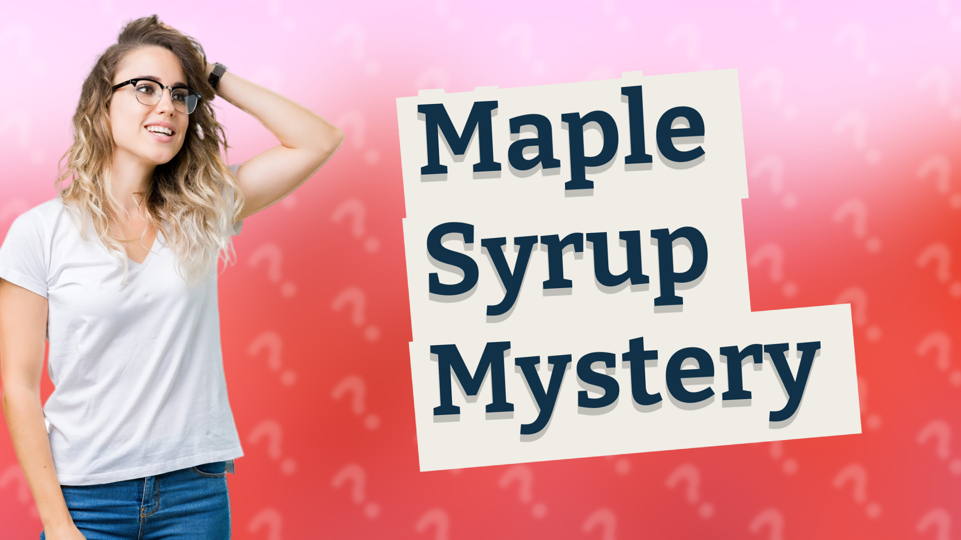 Maple Syrup Mystery