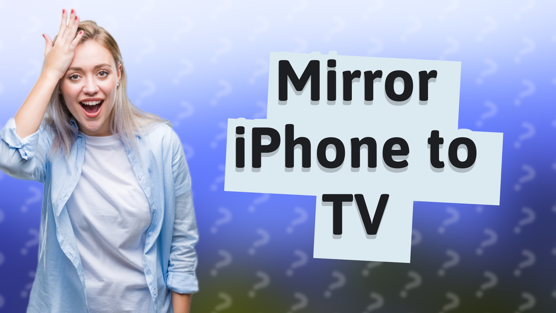 Mirror iPhone to TV