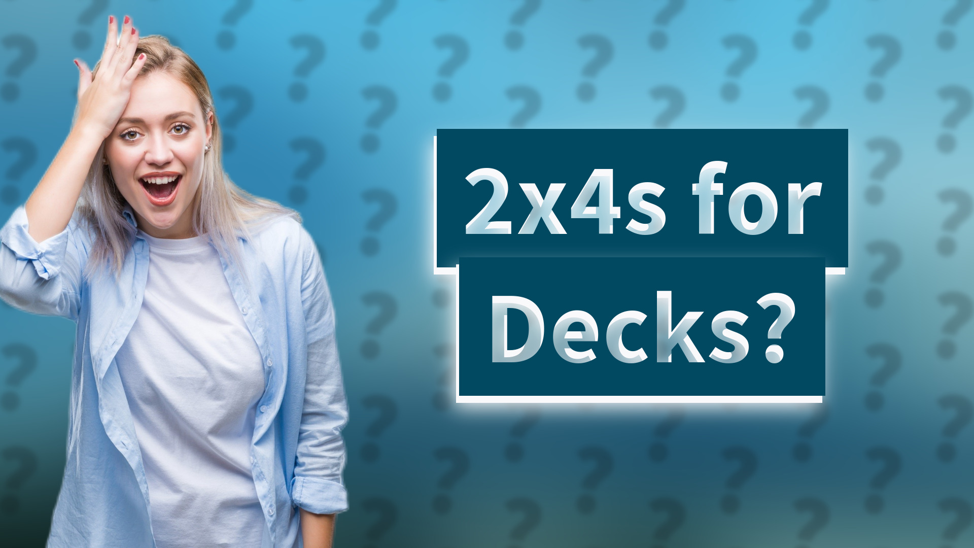 2x4s for Decks?