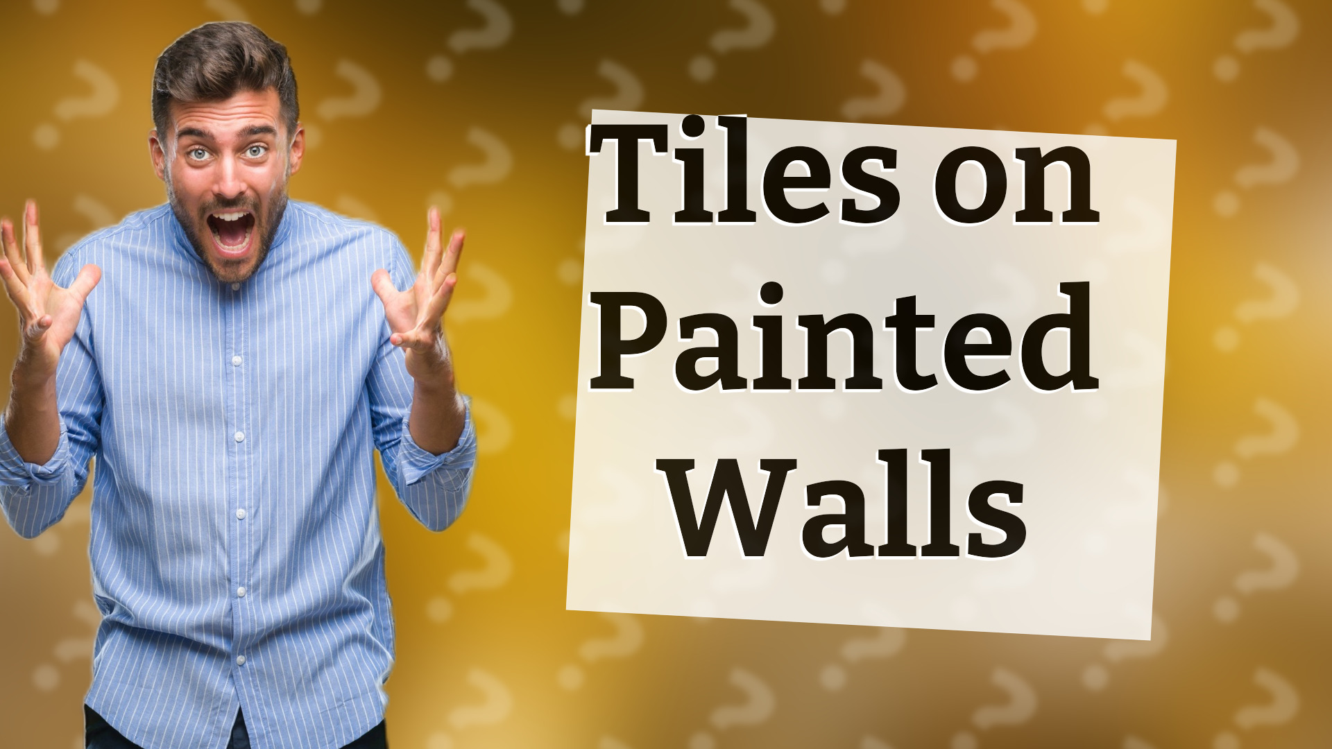 Tiles on Painted Walls