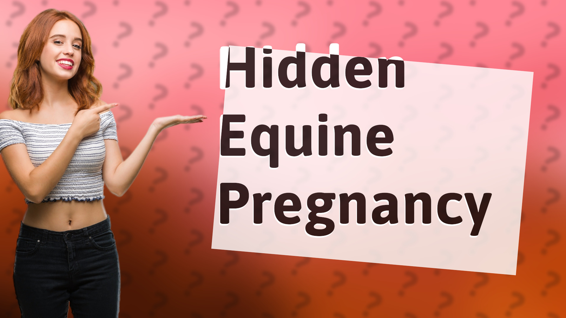 Hidden Equine Pregnancy