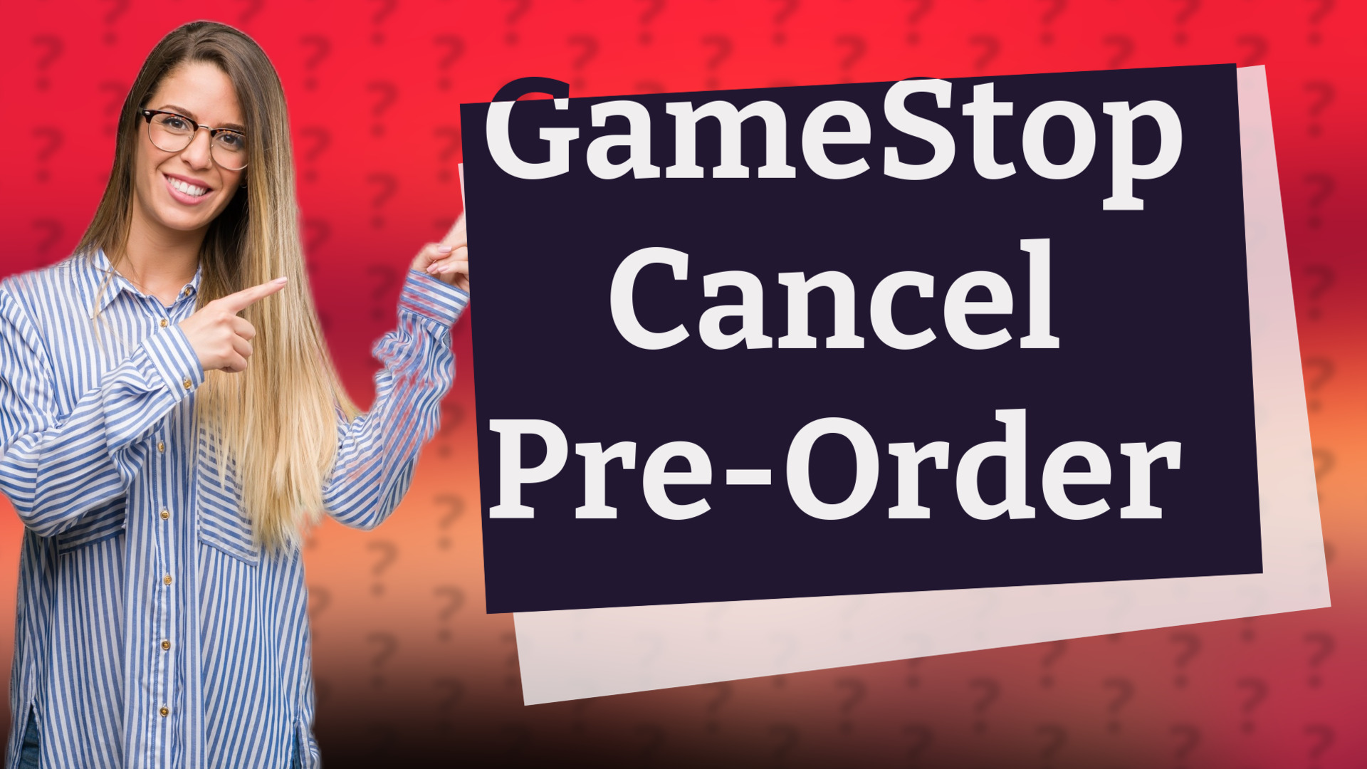GameStop Cancel Pre-Order