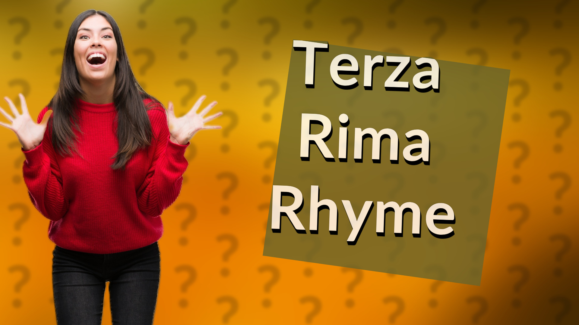 Terza Rima Rhyme