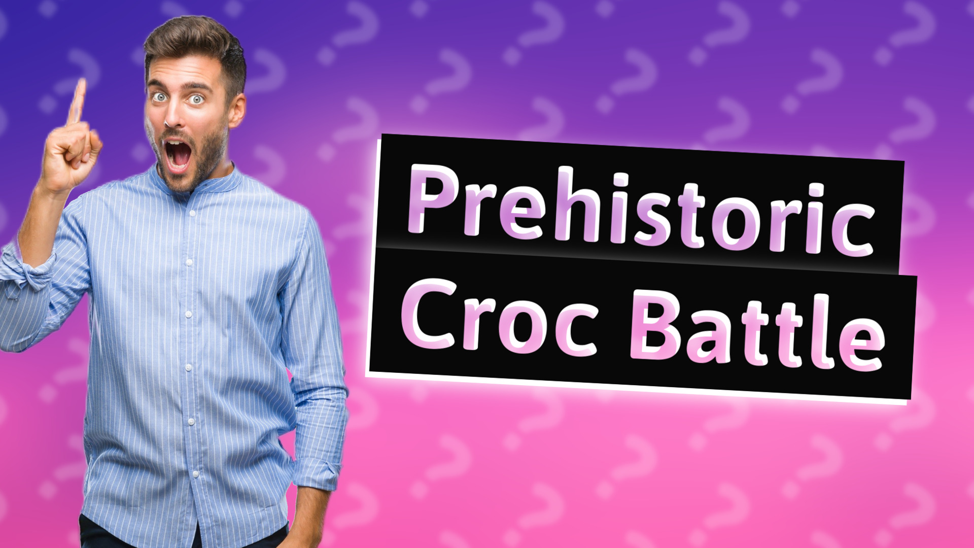 Prehistoric Croc Battle