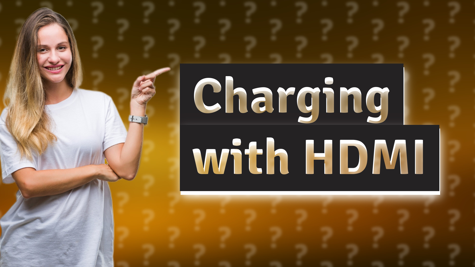 Charging with HDMI