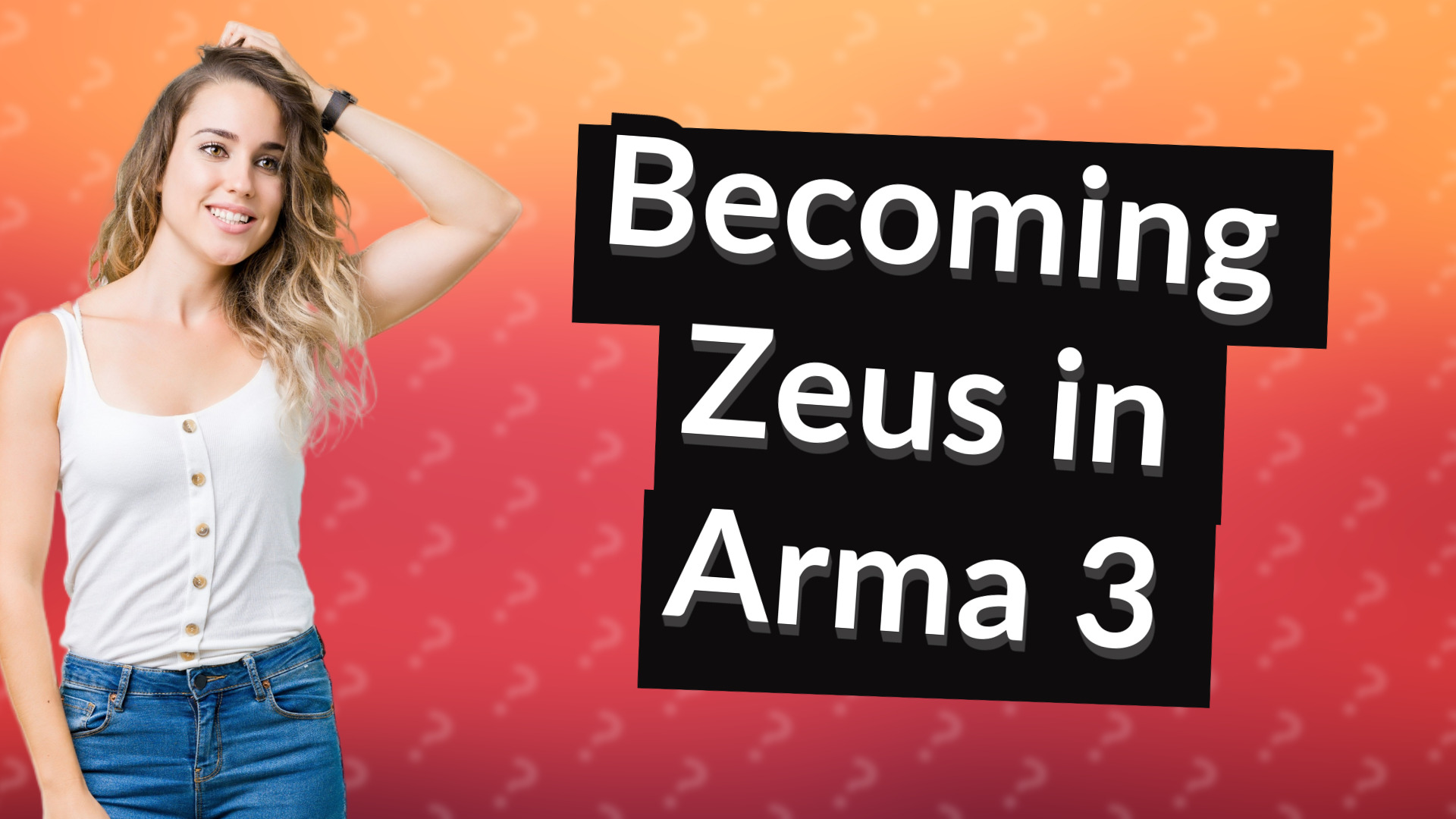 Becoming Zeus in Arma 3