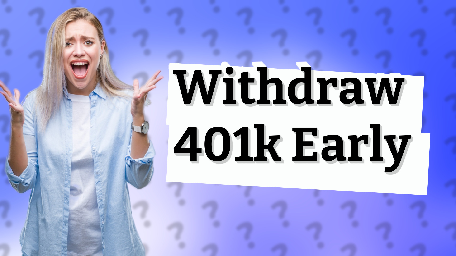Withdraw 401k Early