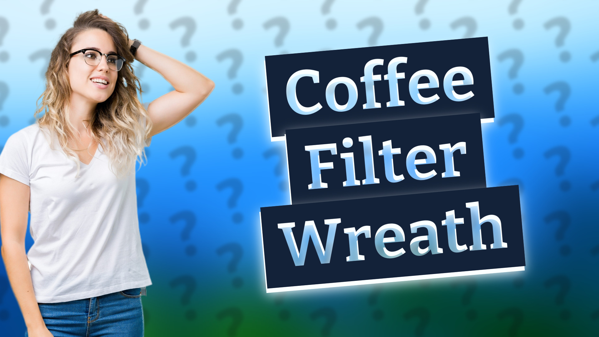 Coffee Filter Wreath