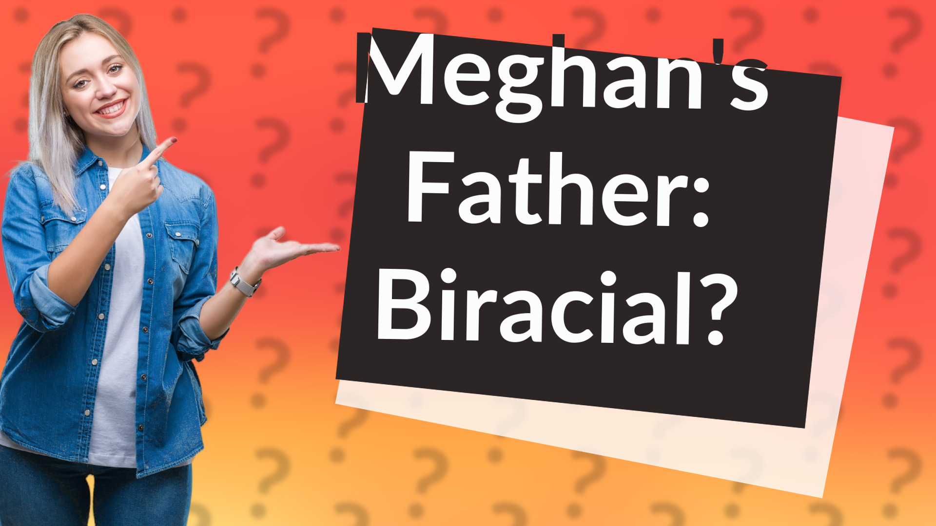 Meghan's Father: Biracial?