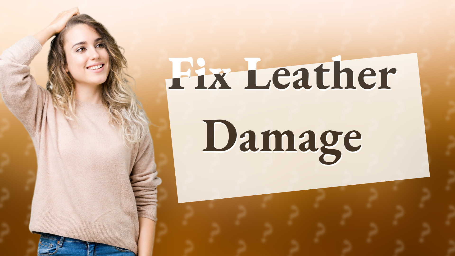 Fix Leather Damage