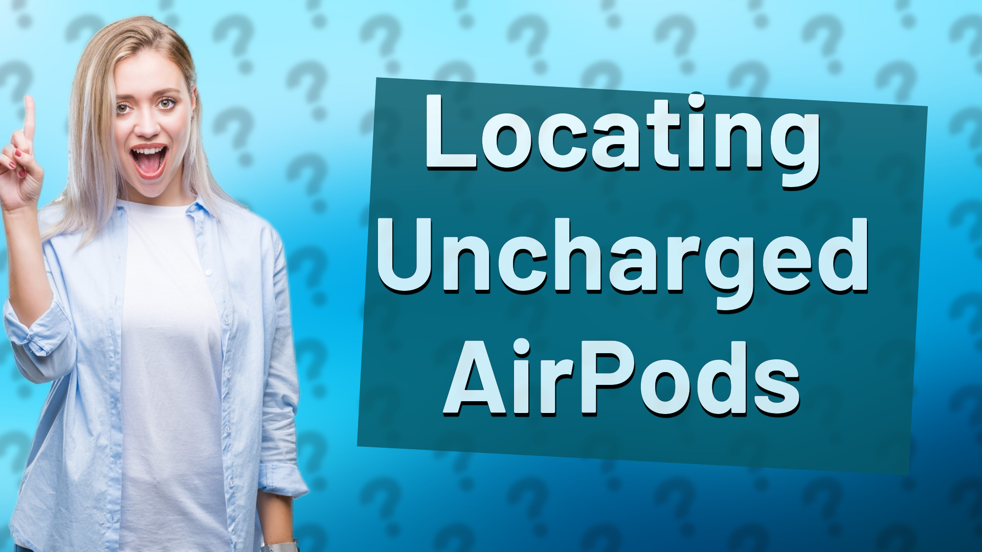 Locating Uncharged AirPods